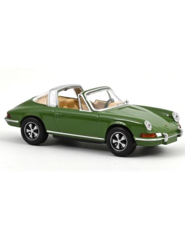 NOREV NV750059 PORSCHE 911 TARGA 1969 OLIVE GREEN JET-CAR 1:43 Modellino