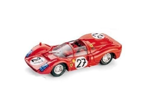 Brumm BM0158 FERRARI 330 P 3 SPIDER N.27 28th LM 1966 RODRIGUEZ-GINTHER 1:43 Modellino