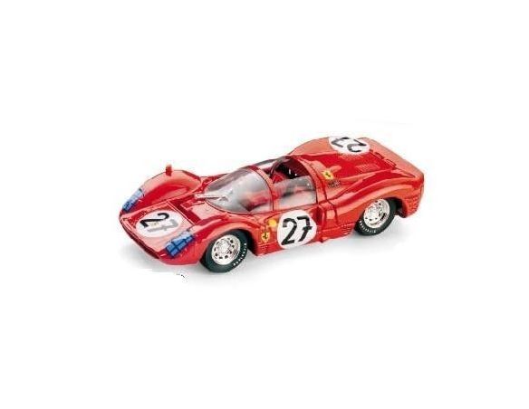 Brumm BM0158 FERRARI 330 P 3 SPIDER N.27 28th LM 1966 RODRIGUEZ-GINTHER 1:43 Modellino