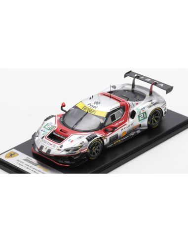 LOOKSMART LSLM193 FERRARI 296 LMGT3 N.21 2nd LE MANS 2025 HERIAU-MANN-ROVERA 1:43 Modellino