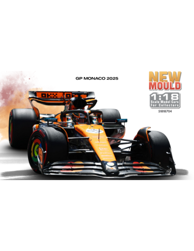 SOLIDO SL1818704 MCLAREN MCL39 N.81 GP MONACO 2025 O.PIASTRI 1:18 Modellino