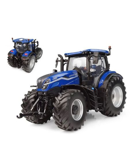 UNIVERSAL HOBBIES UH6810 TRATTORE NEW HOLLAND T7.210 DYNAMIC BLUE 1:32 Modellino