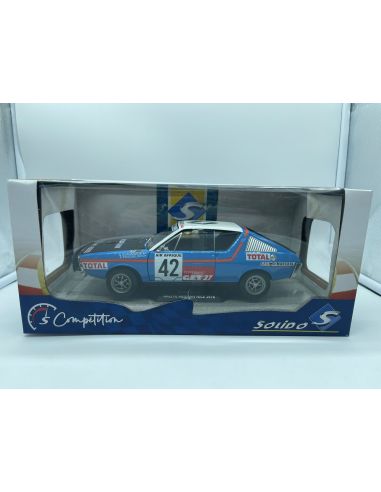 SOLIDO SL1803706 RENAULT R17 MK1 N.42 RALLY ABIDJAN NICE 1976 POUCHELON/DORANGEON 1:18 Modellino