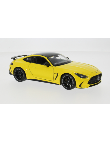 WELLY WE24132Y MERCEDES AMG GT YELLOW 1:24 Modellino