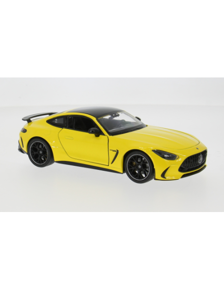 WELLY WE24132Y MERCEDES AMG GT YELLOW 1:24 Modellino