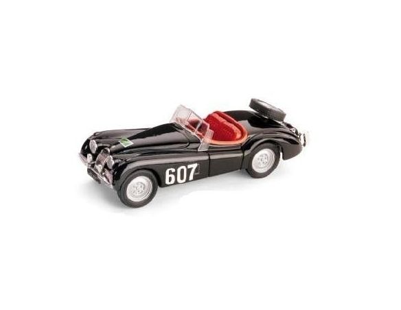 Brumm BM0164 JAGUAR XK 120 SPIDER N.607 RALLY ALPI 1953 1:43 Modellino