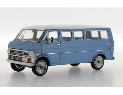 PremiumX PRD137 FORD ECONOLINE 1971 BLUE MET.WHITE ROOF 1:43 Modellino