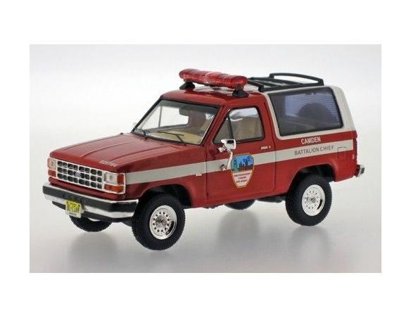 PremiumX PRD200 FORD BRONCO II FIRE DEPARTMENT NEW JERSEY 1990 1:43 Modellino