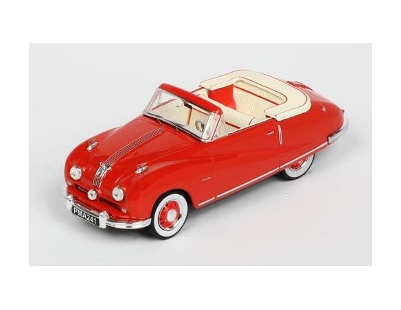 PremiumX PRD241 AUSTIN A90 ATLANTIC CABRIO 1949 RED 1:43 Modellino