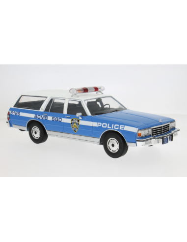 MODELCARGROUP MCG18477 CHEVROLET CAPRICE ESTATE WAGON 1985 NYPD 1:18 Modellino