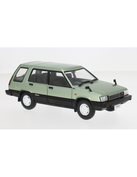 WHITEBOX WB124272 TOYOTA TERCEL 1982 LIGHT GREEN 1:24 Modellino