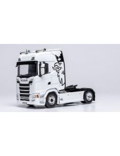 IXO MODEL TR234 SCANIA S-SERIES 2020 WHITE/DECALS 1:43 Modellino