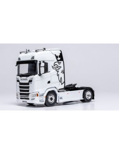 IXO MODEL TR234 SCANIA S-SERIES 2020 WHITE/DECALS 1:43 Modellino