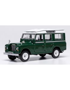 IXO MODEL CLC616 LAND ROVER SERIES III 109 1978 DARK GREEN/WHITE 1:43 Modellino