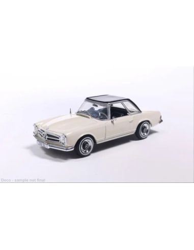 IXO MODEL CLC617 MERCEDES 230 SL (W113) HARDTOP 1964 LIGHT BEIGE/BLACK 1:43 Modellino