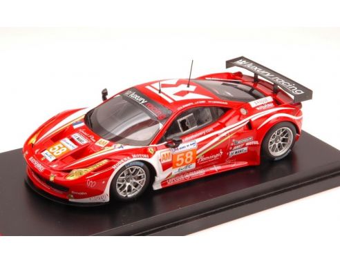 Fujimi FJM1343006 FERRARI 458 N.58 46th LM 2012 EHRET-JEANNETTE-MONTECALVO 1:43 Auto Competizione