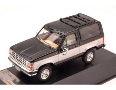 PremiumX PRD231 FORD BRONCO II 1989 BLACK/SILVER 1:43 Modellino
