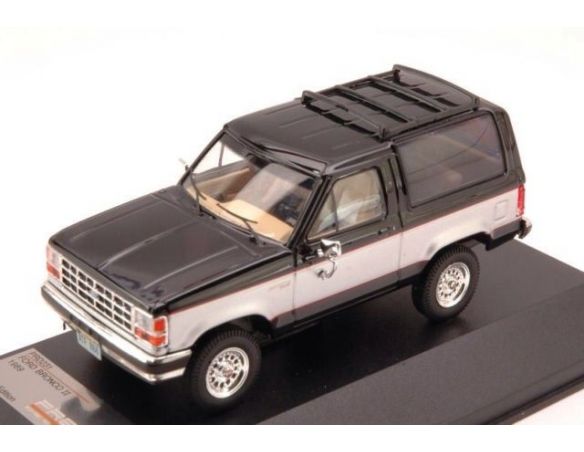 PremiumX PRD231 FORD BRONCO II 1989 BLACK/SILVER 1:43 Modellino