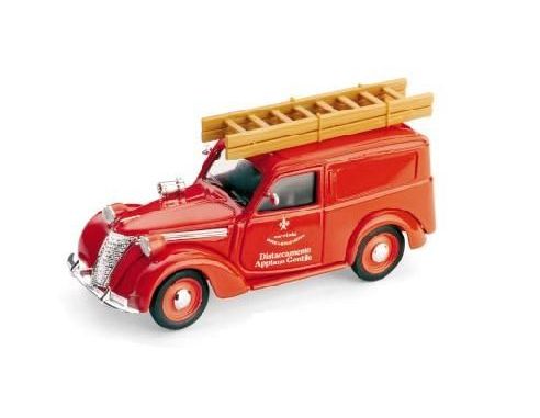 Brumm BM0178 FIAT 1100 FURGONE VIGILI DEL FUOCO 1947 1:43 Modellino