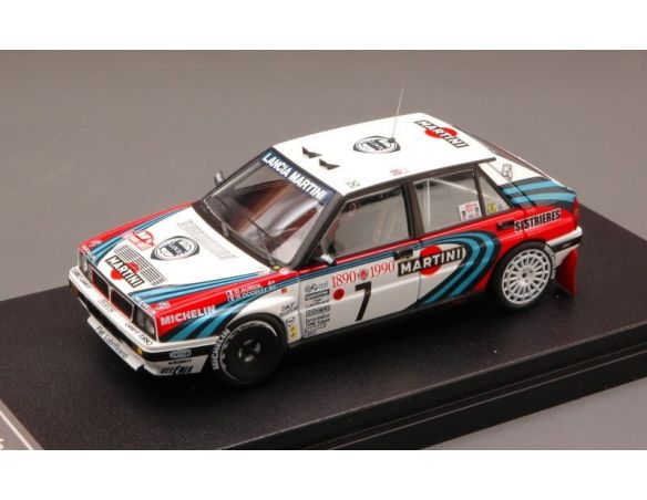 Hpi Racing HPI8227 LANCIA DELTA INTEGRALE N.7 WINNER MONTE CARLO 1990 AURIOL-OCCELLI 1:43 Modellino
