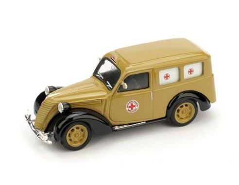 Brumm BM0179C FIAT 1100 E CROCE ROSSA BERGAMO 1:43 Modellino