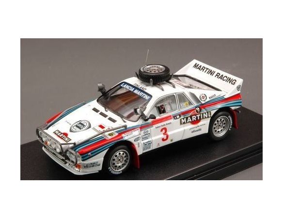 Hpi Racing HPI8231 LANCIA 037 RALLY N.3 3rd SAFARI 1986 ALEN/KIVIMAKI 1:43 Modellino
