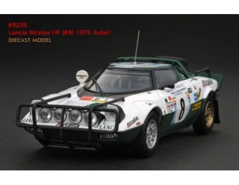 Hpi Racing HPI8235 LANCIA STRATOS HF N.8 SAFARI 1975 WALDEGARD-THORSZELLUS 1:43 Modellino
