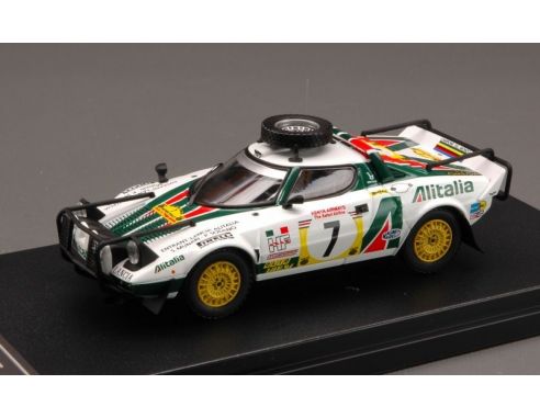 Hpi Racing HPI8237 LANCIA STRATOS HF N.7 3rd SAFARI 1977 MUNARI-SODANO 1:43 Modellino