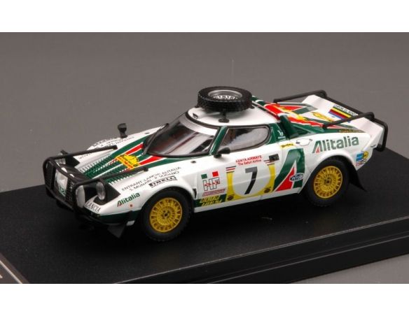 Hpi Racing HPI8237 LANCIA STRATOS HF N.7 3rd SAFARI 1977 MUNARI-SODANO 1:43 Modellino