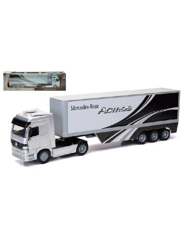NEW RAY NY11003MR MERCEDES-BENZ ACTROS 1857 SILVER 1:32 Modellino