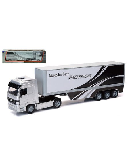 NEW RAY NY11003MR MERCEDES-BENZ ACTROS 1857 SILVER 1:32 Modellino