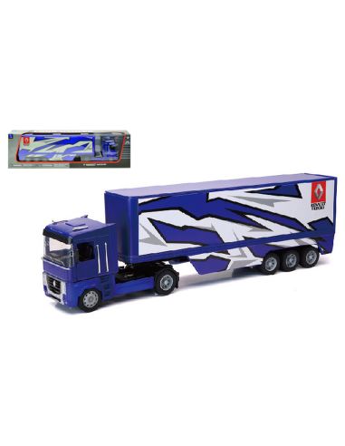 NEW RAY NY11003R RENAULT MAGNUM BLUE/WHITE 1:32 Modellino