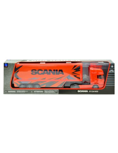 NEW RAY NY11003S SCANIA R124/400 SCANIA ORANGE 1:32 Modellino