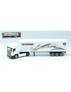 NEW RAY NY15003S SCANIA R124/400 SCANIA WHITE 1:43 Modellino
