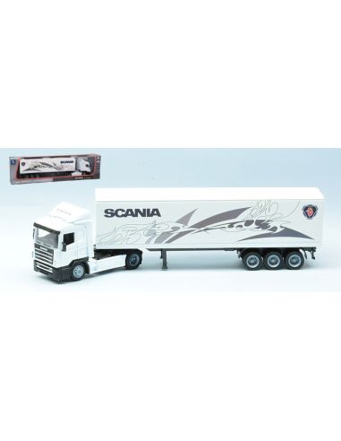 NEW RAY NY15003S SCANIA R124/400 SCANIA WHITE 1:43 Modellino