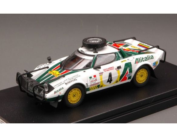 Hpi Racing HPI8297 LANCIA STRATOS HF N.4 SAFARI 1977 S.LAMPINEN-S.ANDREASSON 1:43 Modellino
