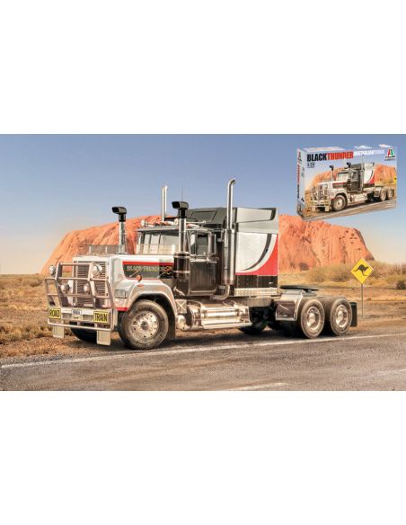 ITALERI IT90727 BLACK THUNDER AUSTRALIAN TRUCK KIT 1:24 Modellino
