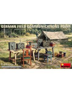 MINIART MIN53002 GERMAN FIELD COMMUNICATIONS POINT KIT 1:35 Modellino