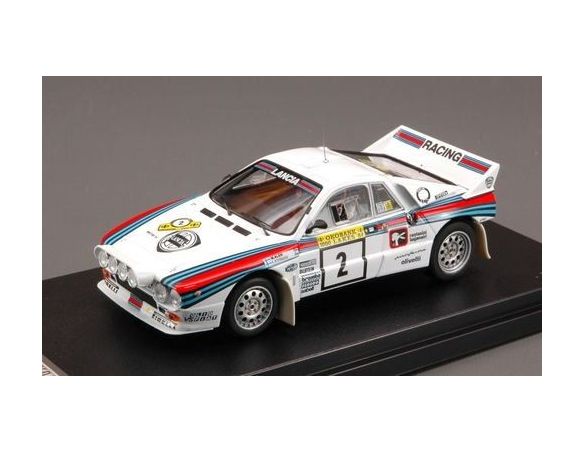 Hpi Racing HPI8299 LANCIA 037 N.2 1984 2nd 1000 LAKES RALLY ALEN/KIVIMAKI 1:43 Modellino