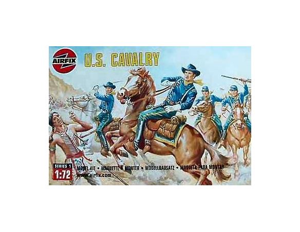 Airfix AX1722 US CAVALRY FIGURES KIT 1:72 Kit Figure Militari