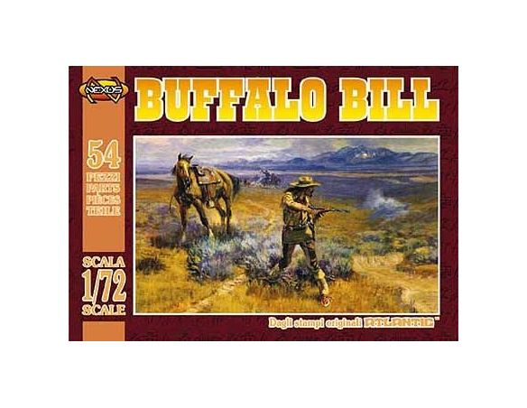 Atlantic ATL012 BUFFALO BILL KIT 1:72 Kit Figure Militari