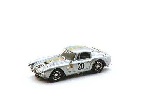 Bang BG7086 FERRARI 250 GT SWB N.20 6th LM 1961 GROSSMAN-PILETTE 1:43 Modellino