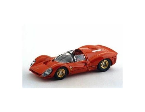 Bang BG7119 FERRARI 330 P SPIDER PROVA 1967 RED 1:43 Modellino