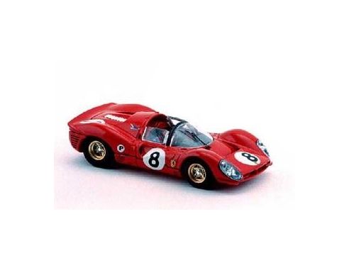 Bang BG7140 FERRARI 330 P4 N.8 6th BRANDS HATCH  1967 HAWKINS-WILLIAMS 1:43 Modellino