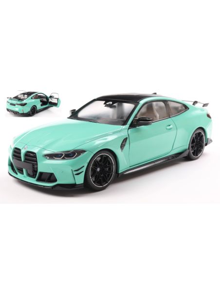 SOLIDO SL1814501 BMW M4 PERFORMANCE PARTSSOLIDO WORKS 2025 TURQUOISE 1:18 Modellino
