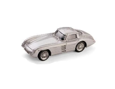 Brumm BM0187 MERCEDES 300 SLR COUPE' 1955 ARGENTO 1:43 Modellino