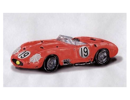 Bang BG7252 MASERATI 450 S N.19 WINNER 12H SEBRING 1957 BERHA-FANGIO 1:43 Modellino