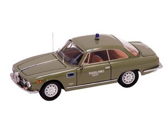 Bang BG7304 ALFA ROMEO 2000 SPRINT 1960 POLIZIA SQUADRA MOBILE 777 1:43 Modellino