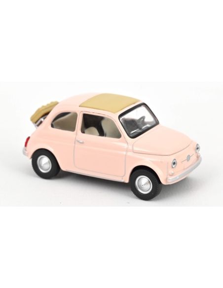 NOREV NV771205 FIAT 500 F 1965 PASTEL PINK JET CAR 1:43 Modellino