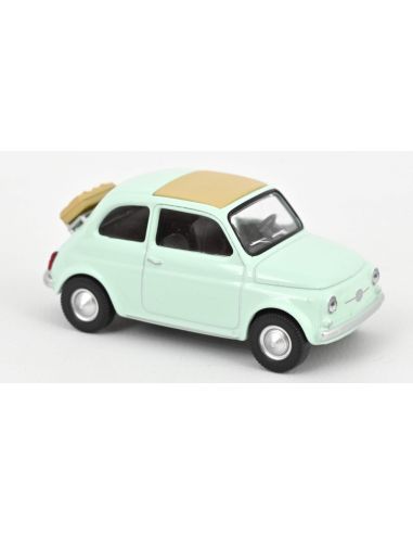 NOREV NV771206 FIAT 500 F 1965 PASTEL BLUE JET CAR 1:43 Modellino